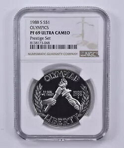 1988-S IsbNLOhvXe[WZbg PF69 UCAM NGC uEx