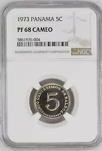 1973 pi} 5 ZeVX - NGC PF 68 CAMEO - ERC