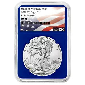 2022 (W) $1 AJ Vo[ C[O NGC MS70 ER tbO x u[ RA