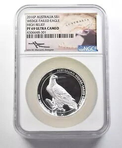 2016 P �I�[�X�g�����A �V���o�[ $1 �I�I���V HR �����J���e�B PF69 NGC *0250