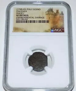 NGC 1748-65 ITALY SESINO PIACENZA PHILIP I VF �ڍ� NGC �F�背�A�R�C��