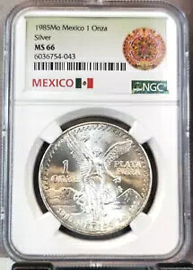 1985 ���L�V�R �V���o�[ ���x���^�[�h 1 �I���U NGC MS 66 ���邢�F�����̔��������