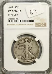 1919 EH[LO oeB n[t_[ 50c NGC VG ڍ #2-021