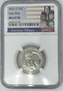 2022 D DR SALLY RIDE 25c NGC MS 67 PL �A�����J���q�N�H�[�^�[