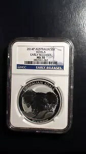 2014 P �I�[�X�g�����A NGC MS70 .999 �V���o�[ 1 �I���XKOALA �n�� $1 �R�C�� �������w�����܂��傤!