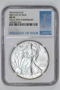 2016 Vo[ C[O NGC MS70 FDOI 30 NLO