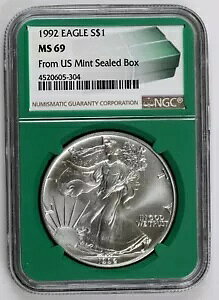 1992 $1 AJ Vo[ C[O NGC MS69 čY~g V[ {bNX x O[ RA