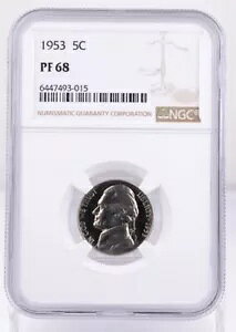 1953 �v���[�t �W�F�t�@�[�\�� �j�b�P�� NGC PR68 5c PR PF 015