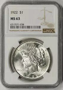 1922 N ah 1 h MS 63 NGC