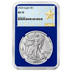 2024 $1 AJ Vo[ C[O NGC MS70 EGXg |Cg X^[ x u[ RA