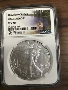 US Xe[g V[Y ~l\^ 2022 C[O S$1 MS70 O[h NGC 7K