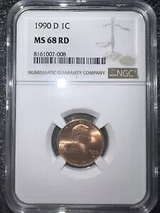 1990 D NGC MS 68 RD �����J�[���L�O�Z���^�[