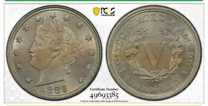 1883 �m�[�Z���g ���o�e�B V �j�b�P�� PCGS MS65 �i�C�X�A�C�A�s�[�� �X�g�����O�X�g���C�N