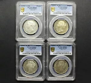 1840 C or B EAST INDIA COMPANY ���s�[ �R�C�� PCGS MS61 X 4