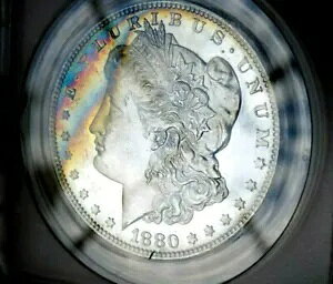 ���[�K�� �V���o�[ �h�� 1880 S PCGS MS 63 PL VAM 55 ���A �����X�^�[ ���C���{�[ �l�I�� PQ