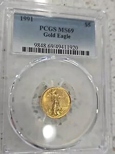 1991 AJ S[h C[O 5 h  PCGS MS 69 Xg 20