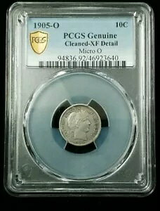 1905 O 10C MICRO O Barber Dime PCGS GENUINE XF ڍ N[jOς #2058