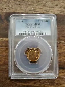 2014 ��A�t���J�Y 1/10 �I���X �S�[���h �N���[�K�[�����h PCGS MS68 2nd POP�A�킸�� 5 ��