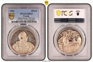 �h�C�c�鍑 1902 ��ˌ����_�� �x������ �v���C�Z�������B���w���� PCGS SP63