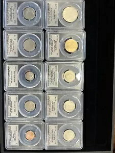 2017 Enhanced Unc 10 PC セット PCGS SP70 FDOI アールデコ トーマス クリーブランド