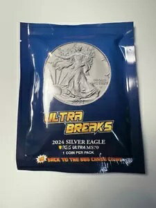 2024 $1 PCGS ULTRA BREAKS MS 70 �V���o�[ �C�[�O���� 80 �N��̃V�[���h �p�b�N�ɖ߂��Ă��܂���!