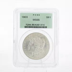 1903 $1 [K Vo[ 1 h RC 90%  PCGS MS 65 P[X