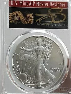 2003 1$ AJ Vo[ C[O PCGS MS70 g[}X N[uh TC 65  1 