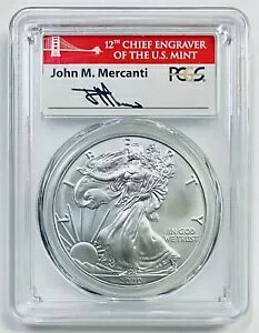 2020-(S) $1 �V���o�[ �C�[�O�� PCGS MS70 FDI �ً}���s Mercanti Sig Bridge ���x��