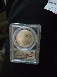 2014-P PCGS PR70DCAM �싅�a���t�@�[�X�g�X�g���C�N �t�����N �g�[�}�X �I�[�g�B