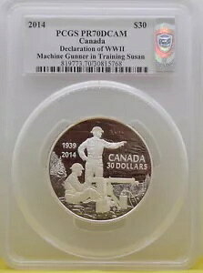 2014 PCGS PR70DCAM $30 ��񎟐��E���}�V���K���i�[��������X�U���i�E�u�����g�錾