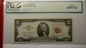 �_���l1513 1963 $2 �č����� PCGS Gem �V���� 66PPQ �@��ʉݎ����B