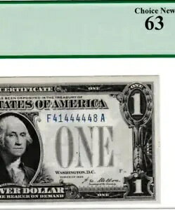 $1 1928 jA\bh S/N F 41444448 Vo[ؖ t@j[obN PCGS Fr.1600