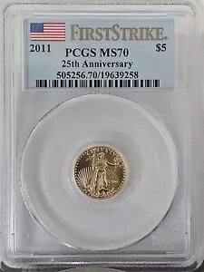 PCGS 2011 MS70 $5 S[h C[O t@[Xg XgCN 25 N * It@[o܂