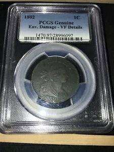 1802 AJAh[v oXg 1 Zg m[} Rev. PCGS VF-20 ڍ / _[W