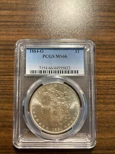 1884-O ���[�K�� �V���o�[ �_���[ $1 PCGS MS 66 ���A �n�C�O���[�h