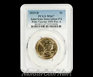 2019 D Cmx[V h |X A PCGS MS67 - PA |I N` 1953 - POP 9/0