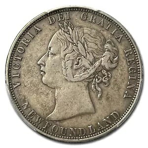 1881 �j���[�t�@���h�����h �V���o�[ 50 �Z���g �r�N�g���A XF-40 PCGS