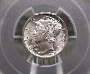 1923 "P" }[L[ Vo[ _C 10c PCGS MS66 *CAC* #591 GEM BU z ECC&C
