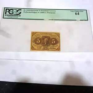 FR 1228 US 5 Zg[ʉݎ PCGS VERY CHOICE NEW 64