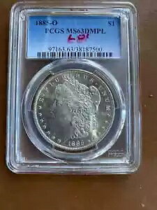 1885-O PCGS MS-63DMPL ���[�K�� �V���o�[ �h���J���I �f�B�[�v �~���[ ������