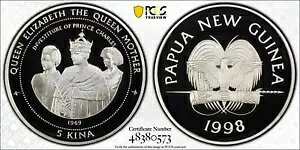 1998 pvAj[MjA Vo[ 5 Li `[Ycq̈⌾ PCGS PR70 DCAM