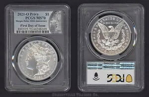 2021 O ���[�K�� �V���o�[ �h�� PCGS MS70 �u���[���x�� ���s���� ���A