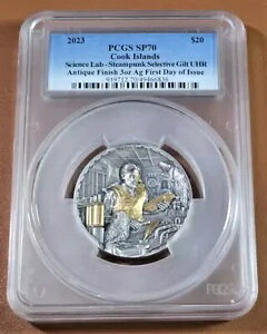 2023 NbN $20 TCGX { X`[pN CIT 3IX .999 Vo[ RC PCGS SP70