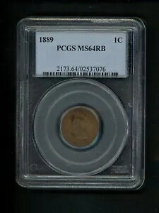 1889 US CfBA wbh Zg 1c .01 PCGS MS64 RB IWi T[tFX iCX XgCN