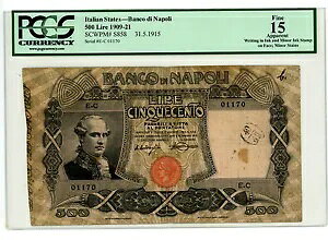 C^AB c P-S858 c 500  c 1909-21 c *F* PCGS 15.