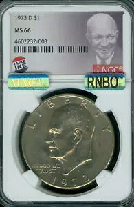 1973 D AC[n[ h NGC MS66 2ND ōO[h MAC RNBO C{[ X|bgX *