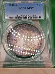 1890 S ���[�K�� �V���o�[ �_���[ - PCGS MS61 - �����X�^�[ �g�i�[