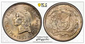 h~jJa 1/2 y\ 1952 MS65 PCGS