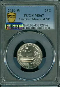 2019 W AJ A NH[^[ PCGS V[h MS67 PQ MAC ō & X|bgXB