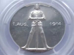 �z���E�F�O�񑊂̑΃��V�A���z�� 1914 �V���o�[ �v���[�t PCGS SP62